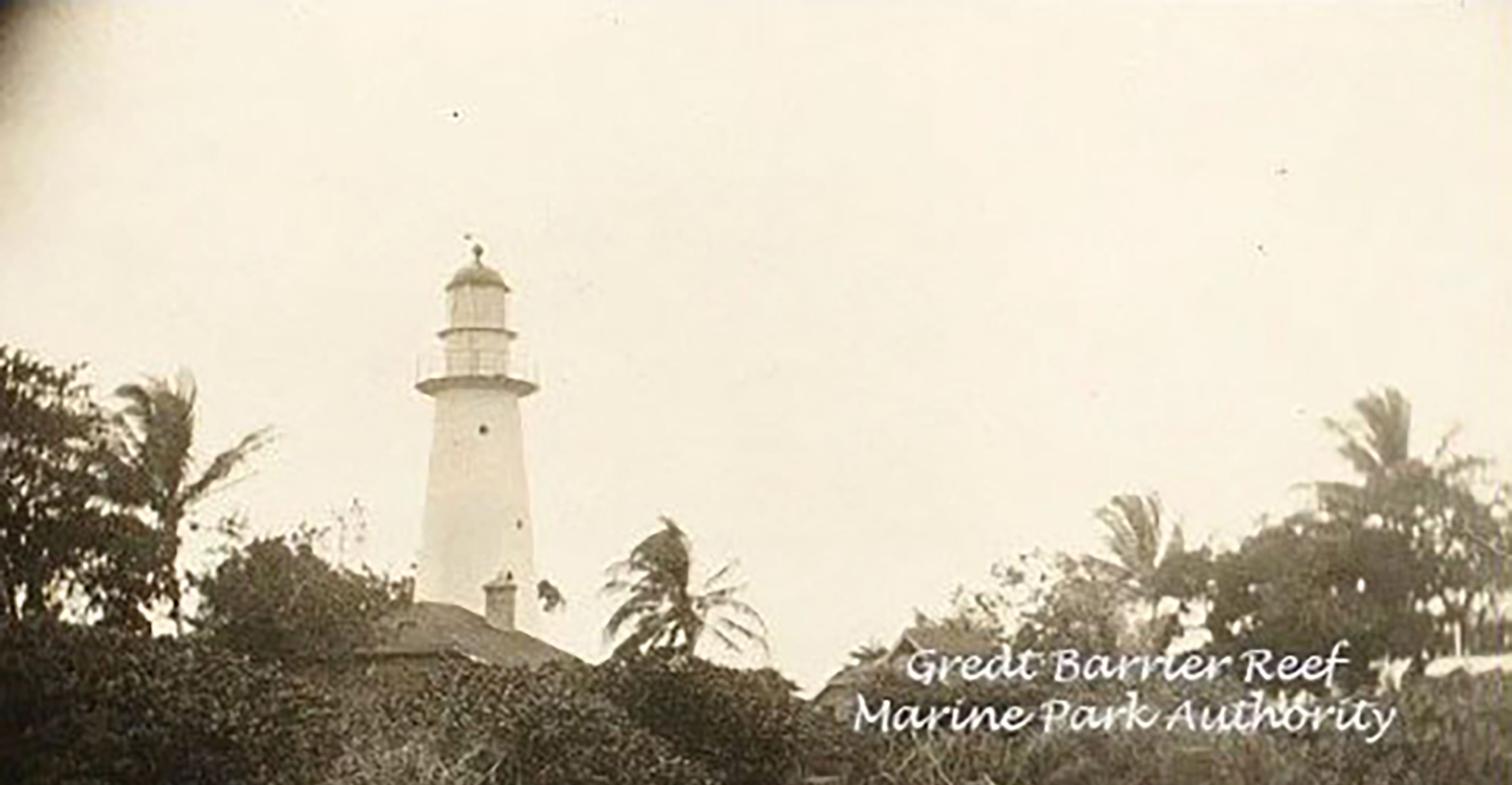 Low Island Lighthouse, 1928 (Photograph: C.M. Yonge, 1928) (Courtesy Douglas Shire Historical Society)